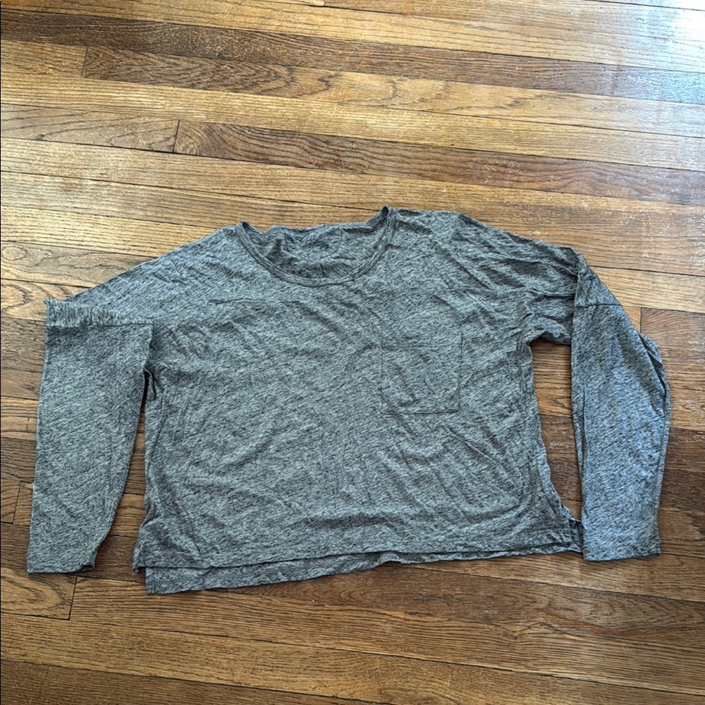 Madewell Heathered Gray Top
